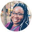 smiling black lady